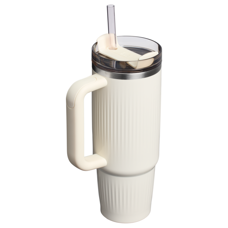 Stanley Stanley The Quencher H2.0 Fluted Tumbler 30 Oz | Cream Gloss