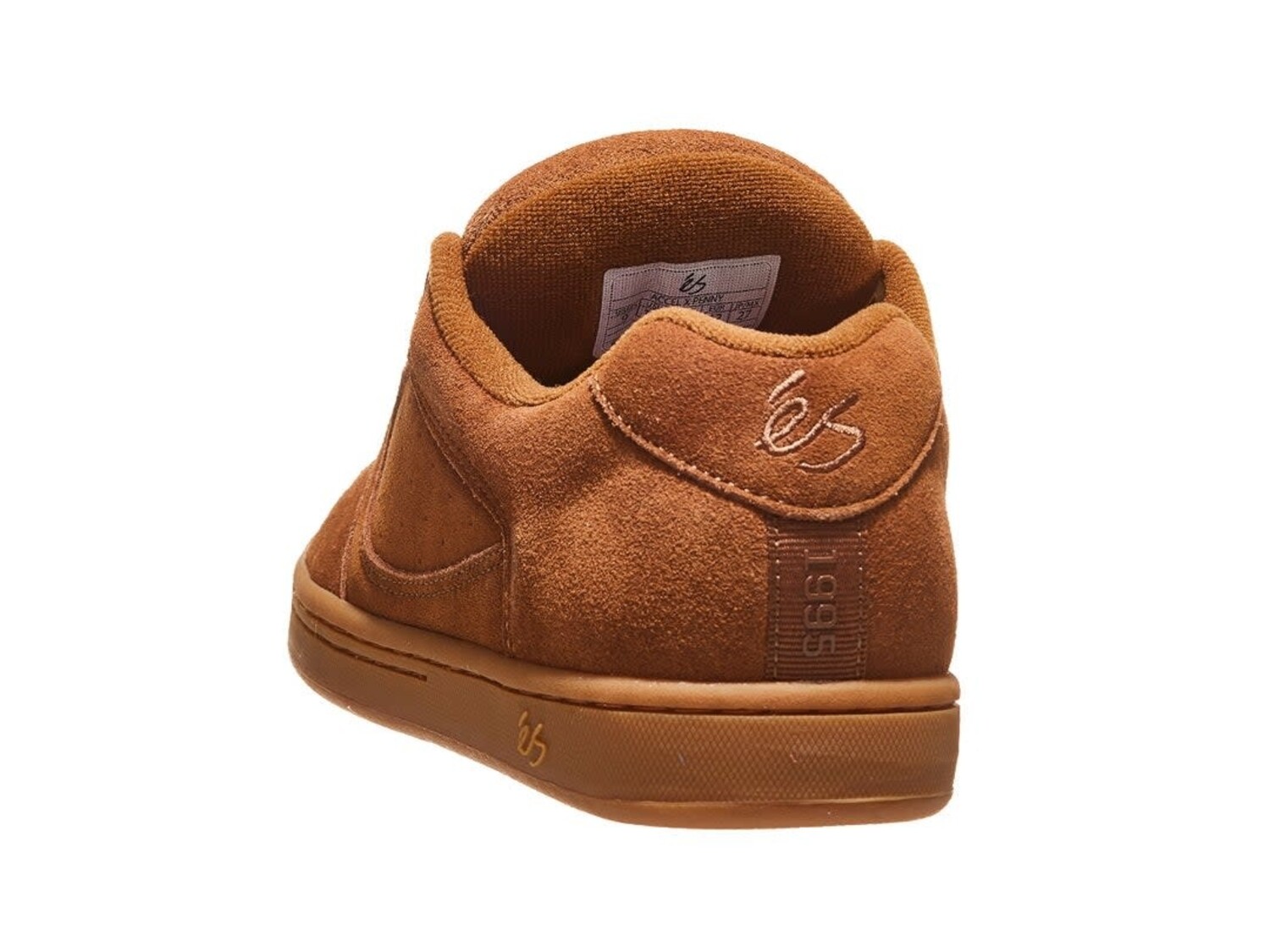 エス ES ACCEL OG × PENNY スニーカー ローカット スエード 茶 