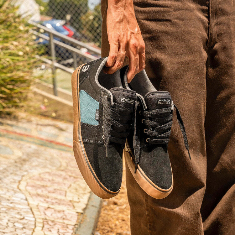 Etnies Etnies Barge Ls (Mens) | Black/Teal