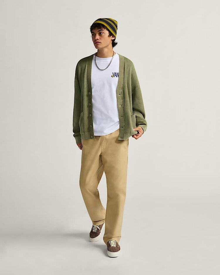 Vans Vans Bayview Acid Wash Cardigan Sweater (Mens) | Bay Leaf