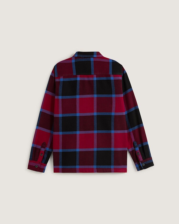 Vans Vans Larkspur Plaid Flannel (Youth) | Bordeaux/Black