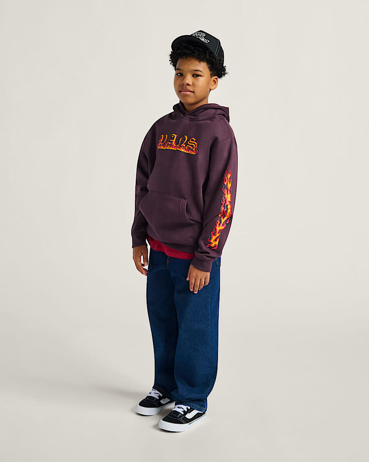 Vans Vans Vans Inferno Pullover (Youth) | Dark Port