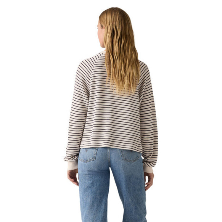 Levis Levis Lassen Henley Jane Stripe (Womens) | Gardenia Strip