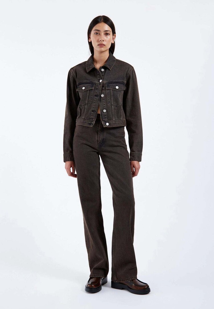 Dr Denim Dr. Denim Echo Denim (Womens) | Tar Jet Brown