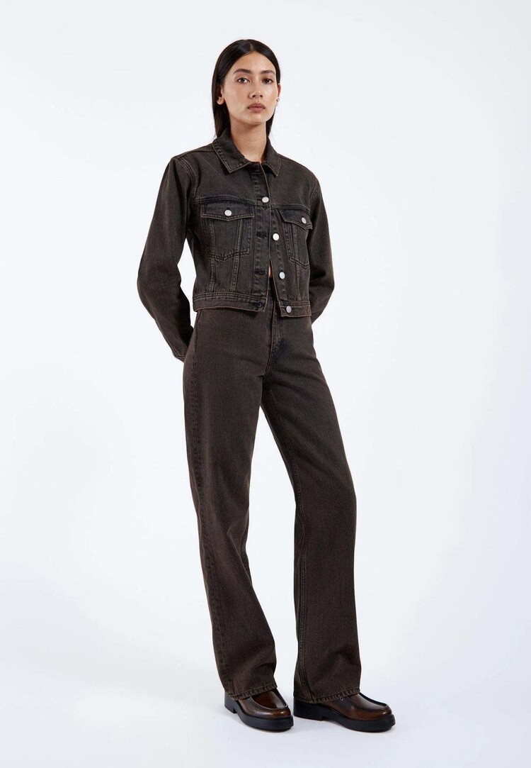 Dr Denim Dr. Denim Echo Denim (Womens) | Tar Jet Brown