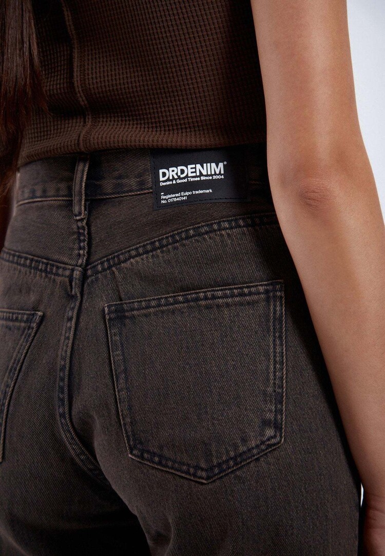 Dr Denim Dr. Denim Echo Denim (Womens) | Tar Jet Brown