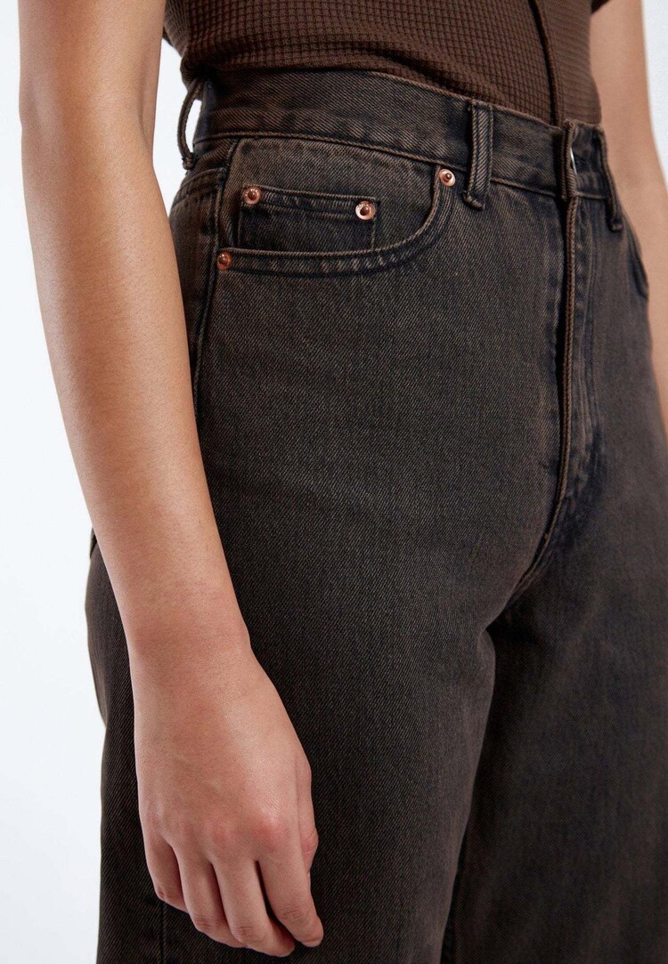 Dr Denim Dr. Denim Echo Denim (Womens) | Tar Jet Brown