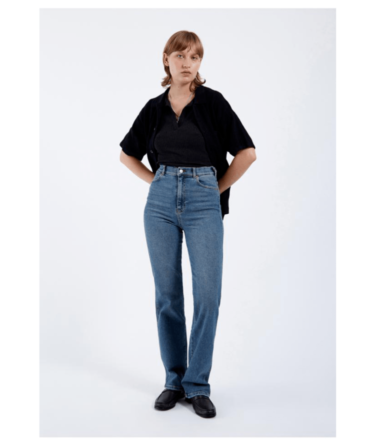 Dr Denim Dr. Denim Moxy Straight Denim (Womens) | Cape Mid Used Vintage