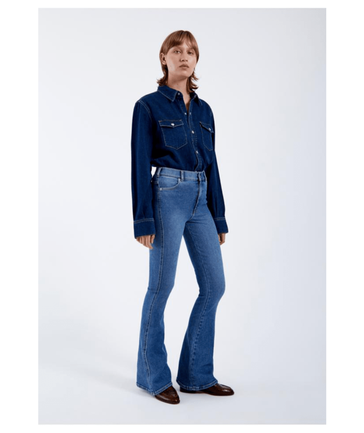 Dr Denim Dr. Denim Moxy Flare Denim (Womens) | Cape Sky Shade