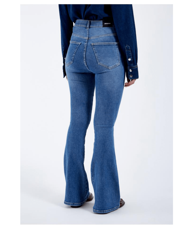 Dr Denim Dr. Denim Moxy Flare Denim (Womens) | Cape Sky Shade