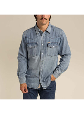 Sendero Sendero The Wyatt Pearl Snap Shirt (Mens) | Vintage Denim