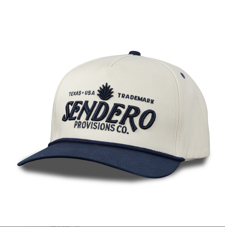 Sendero Sendero Logo Hat (Unisex) | Cream/Navy