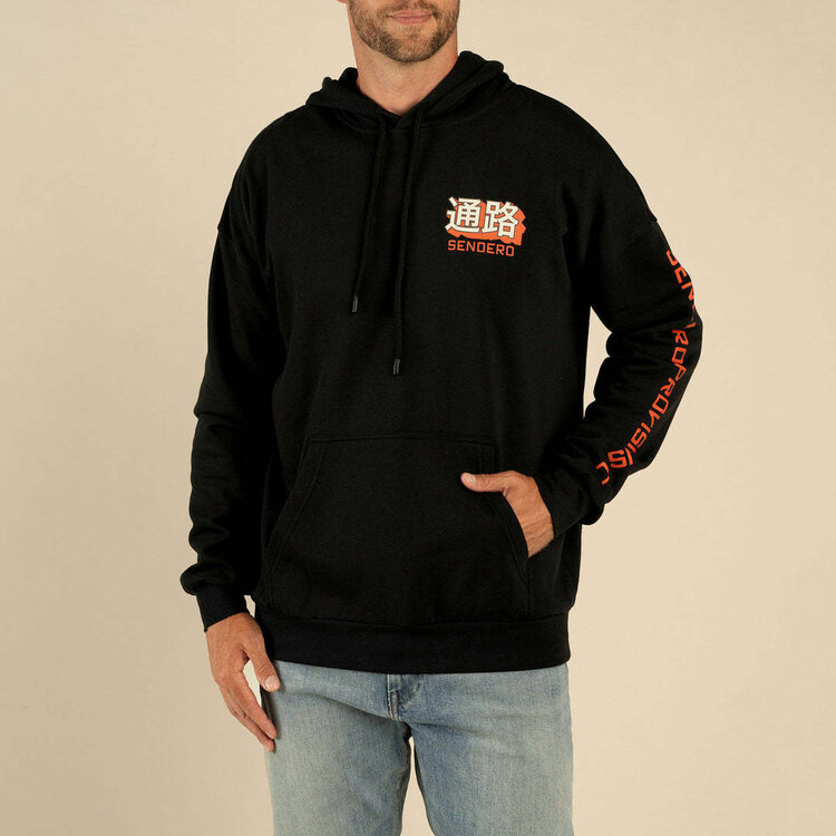 Sendero Sendero Koi Bronc Hoodie (Mens) | Black