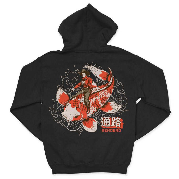 Sendero Sendero Koi Bronc Hoodie (Mens) | Black