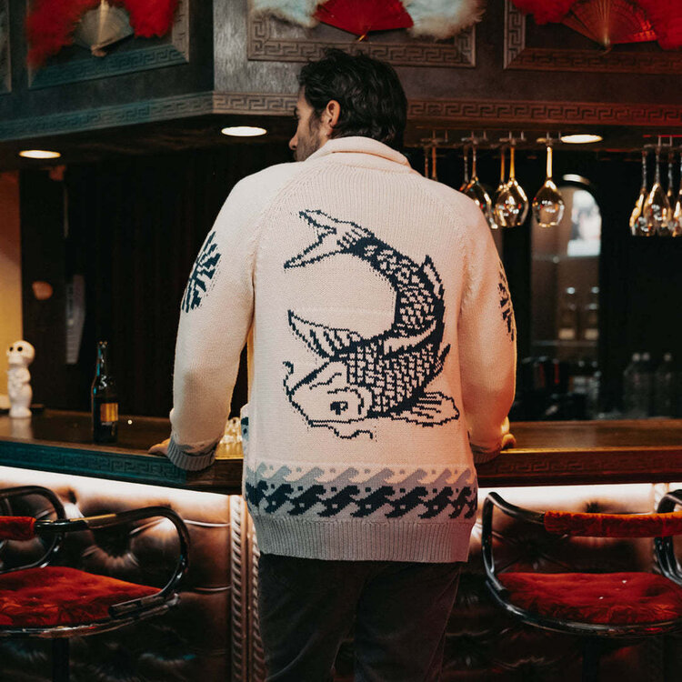 Sendero Sendero Nuevo Laredo Cardigan (Mens) | Big Wave