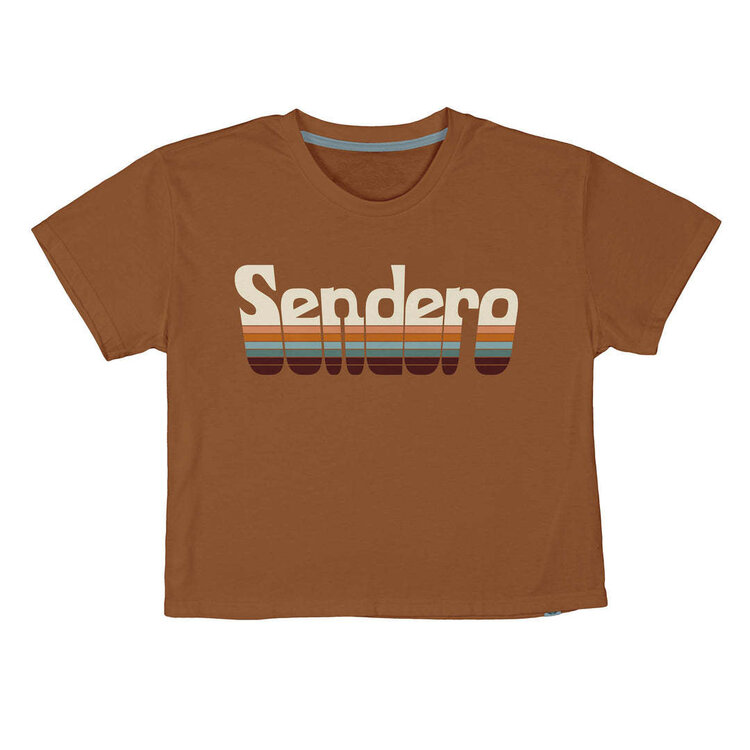 Sendero Sendero Retro Logo Crop Tee (Womens) | Meerkat