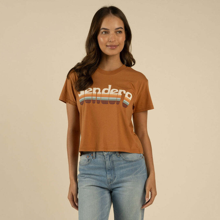 Sendero Sendero Retro Logo Crop Tee (Womens) | Meerkat