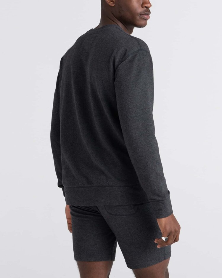 SAXX Saxx 3Six Five Long Sleeve Crew | Black Heather