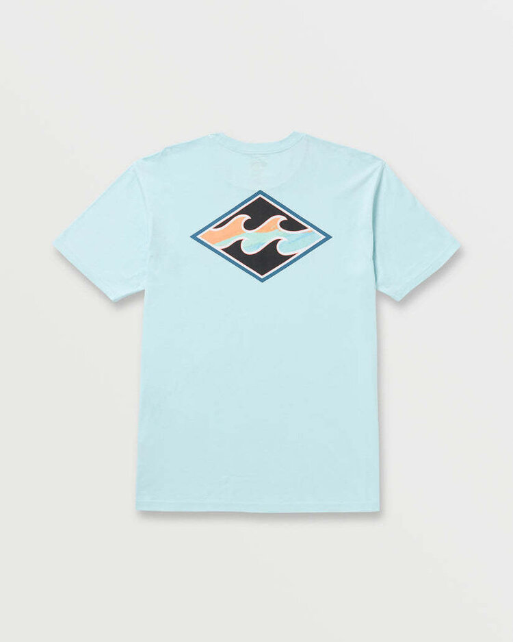 Billabong Billabong Crayon Wave Premium Ss (Mens) | Crown Blue