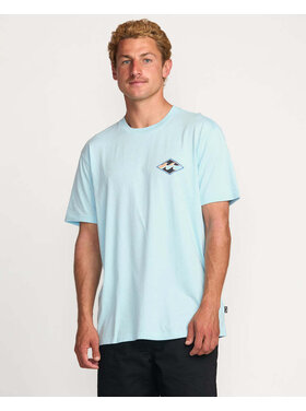 Billabong Billabong Crayon Wave Premium Ss (Mens) | Crown Blue