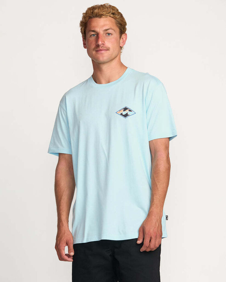 Billabong Billabong Crayon Wave Premium Ss (Mens) | Crown Blue