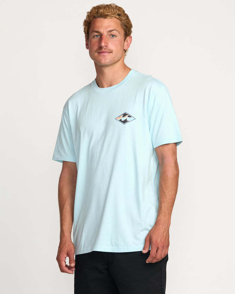Billabong Billabong Crayon Wave Premium Ss (Mens) | Crown Blue