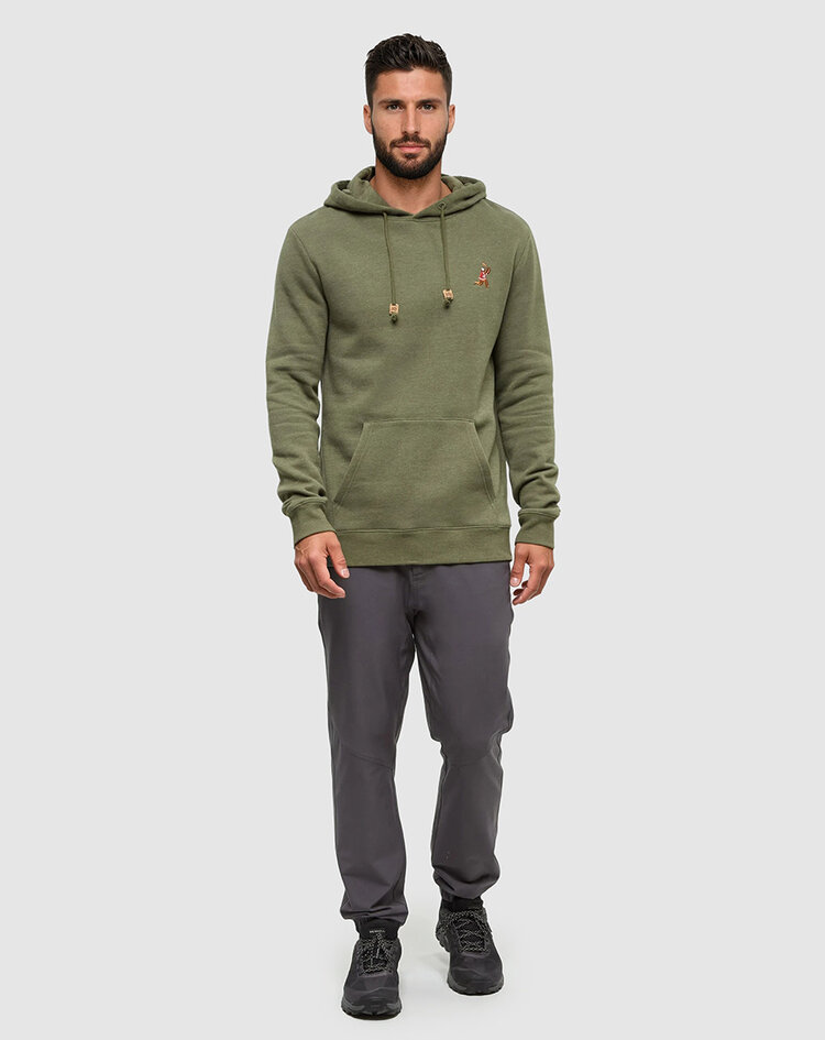Tentree Tentree Sasquatch Hoodie (Mens) | Deep Olive Htr/Football