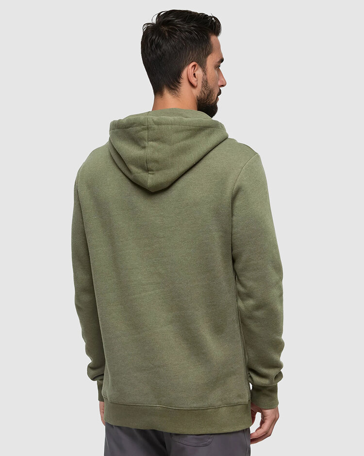 Tentree Tentree Sasquatch Hoodie (Mens) | Deep Olive Htr/Football