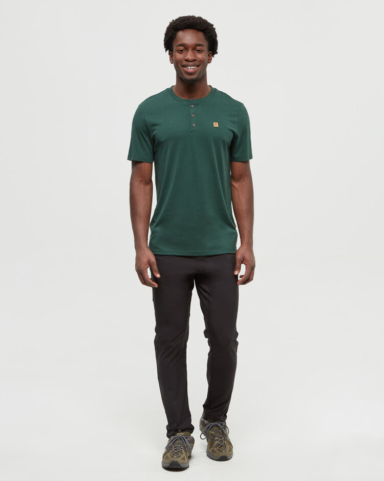 Tentree Tentree Baker Henley (Mens) | Forest Pine