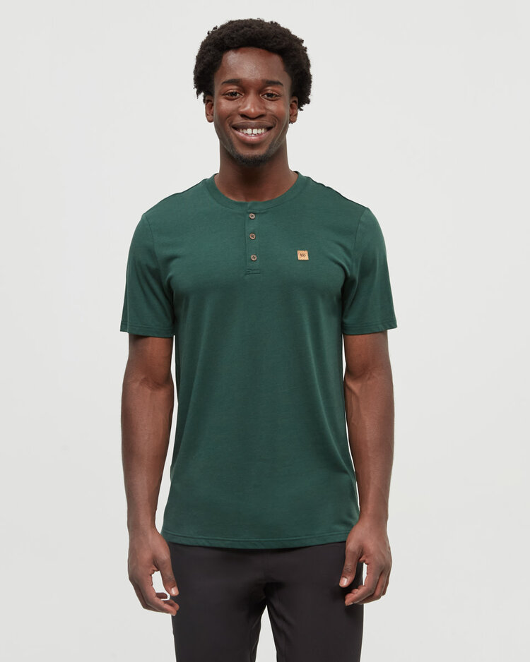 Tentree Tentree Baker Henley (Mens) | Forest Pine