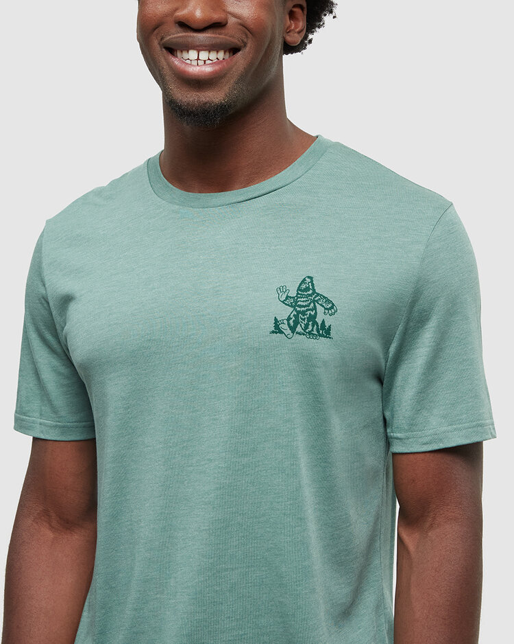 Tentree Tentree Have You Seen Hit-Shirt (Mens) | Jade Htr/Forest Pine