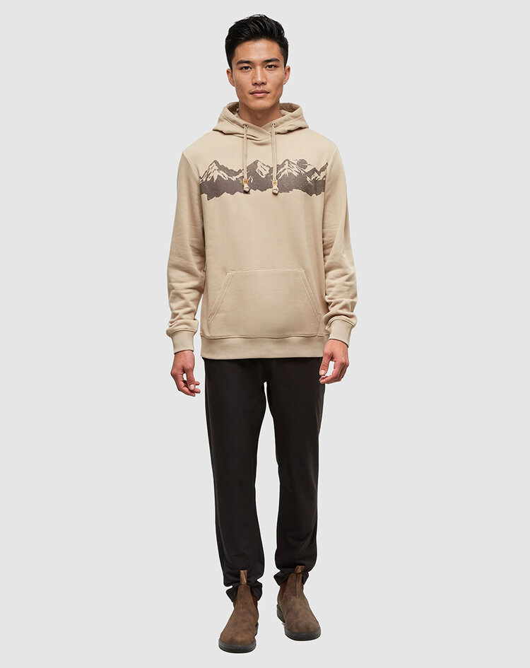 Tentree Tentree Mountain Range Hoodie (Mens) | Birchwood/Kona