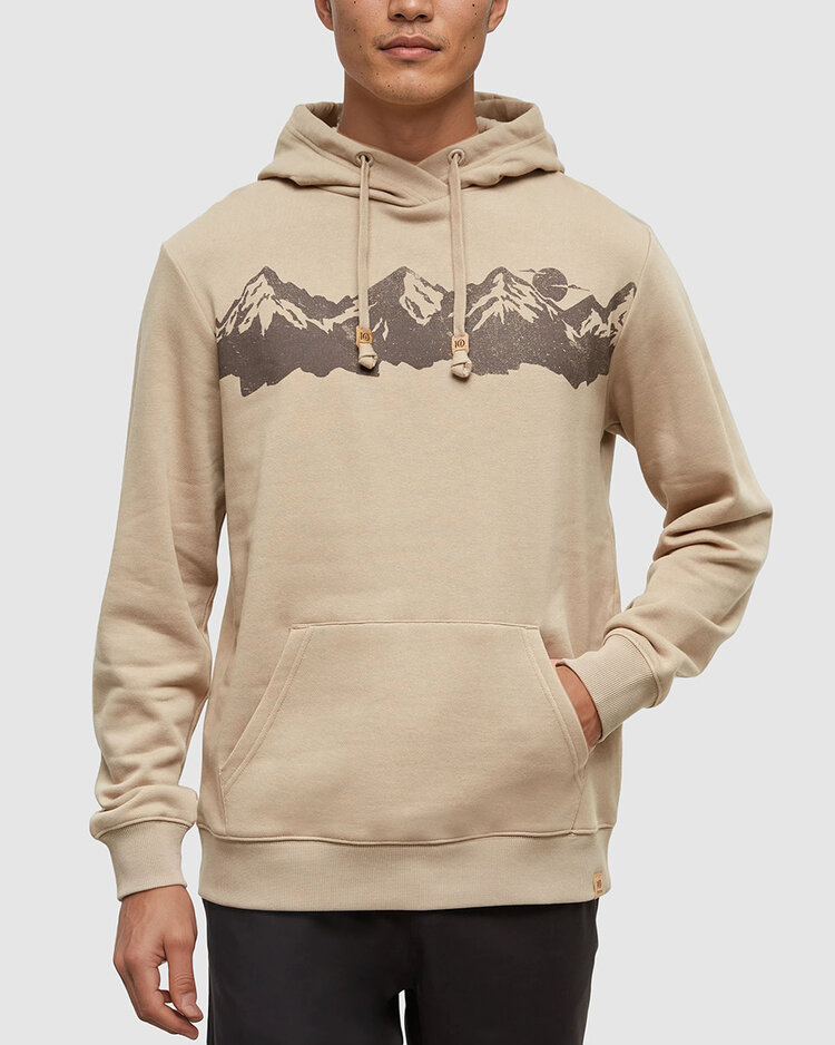 Tentree Tentree Mountain Range Hoodie (Mens) | Birchwood/Kona