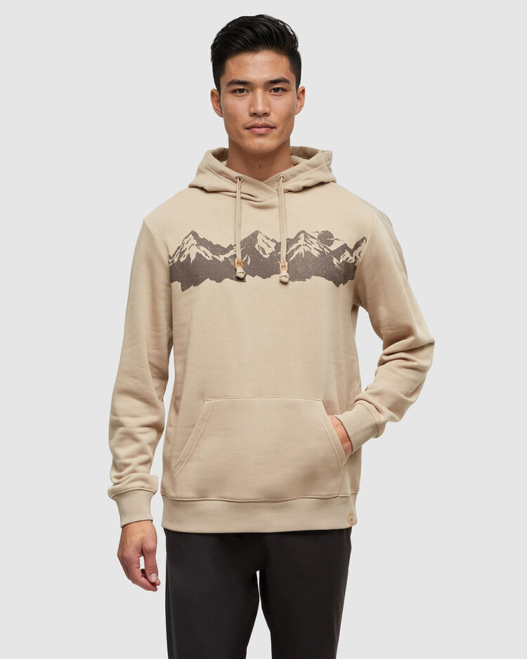 Tentree Tentree Mountain Range Hoodie (Mens) | Birchwood/Kona