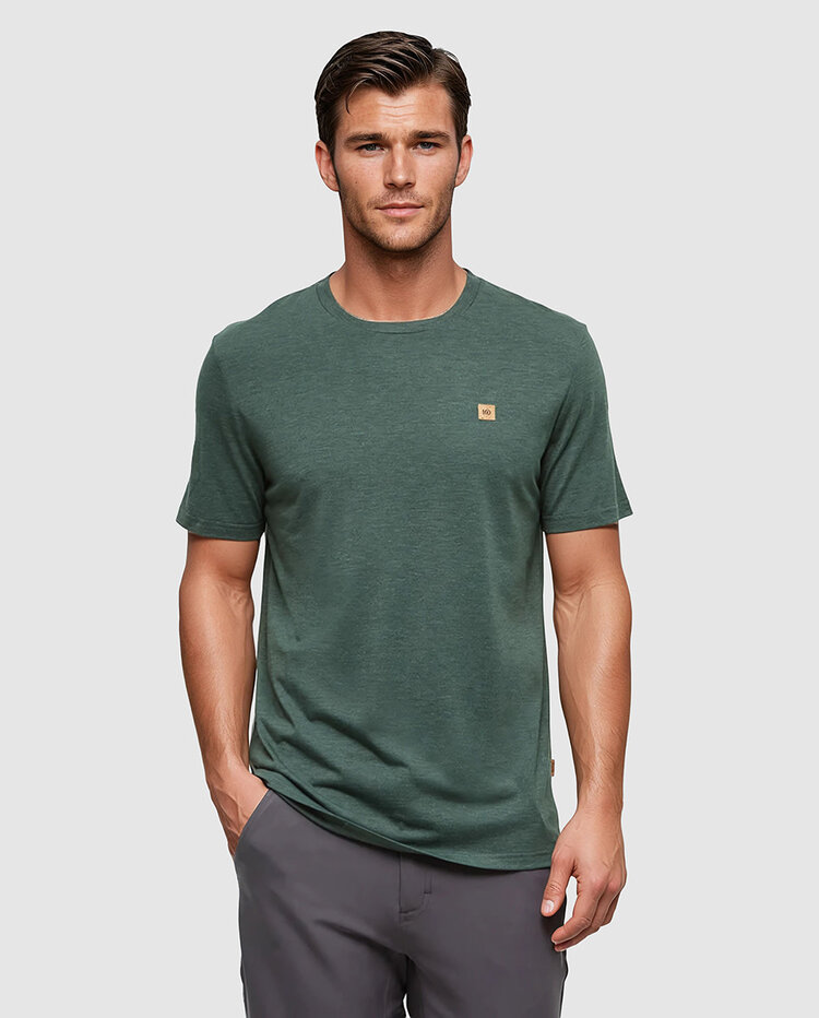 Tentree Tentree Baker Tee (Mens) | Forest Pine Htr