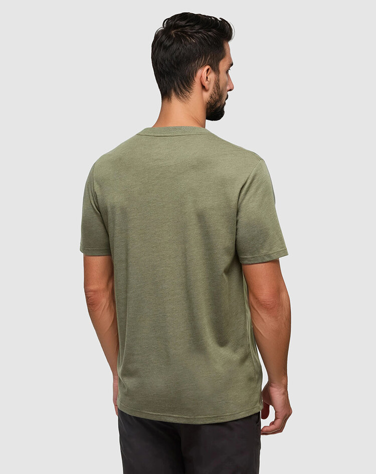 Tentree Tentree Sasquatch Tee (Mens) | Deep Olive Htr/Football