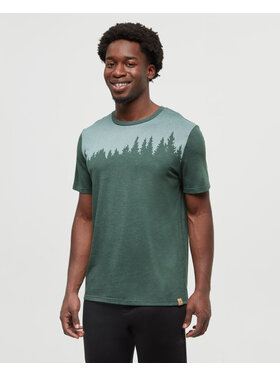 Tentree Tentree Juniper Tee (Mens) | Forest Pine Htr/White