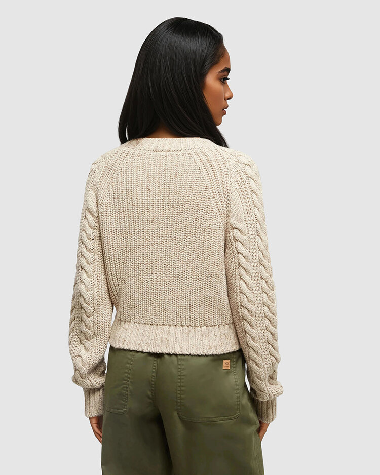 Tentree Tentree Stillwater Cardigan (Womens) | Warm Oak Nep