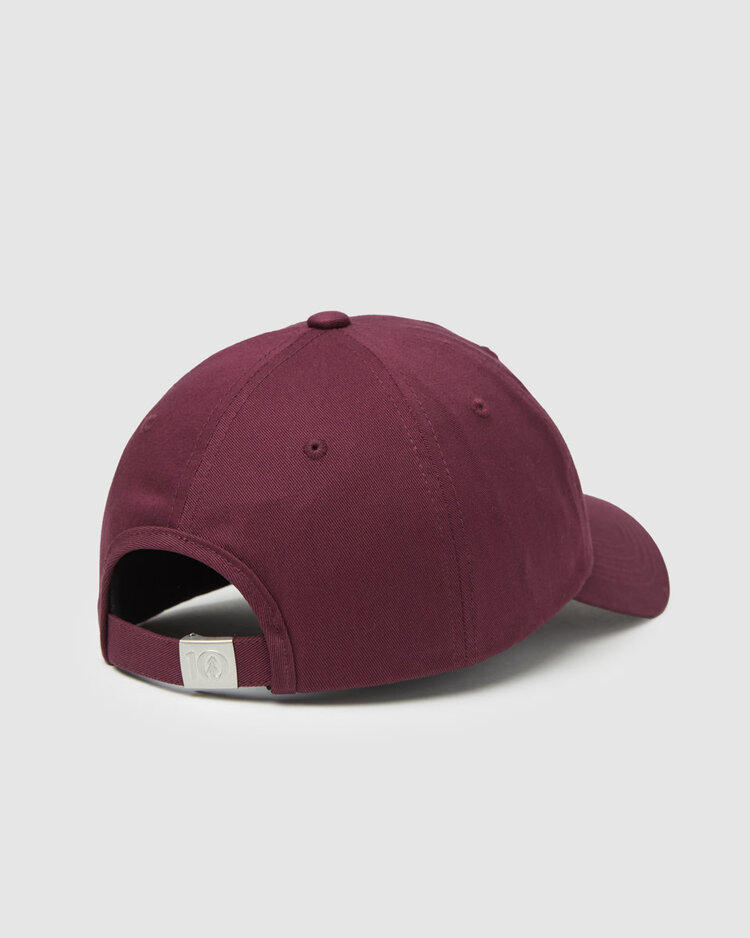 Tentree Tentree Understory Peak Hat (Womens) | Deep Burgundy/Warm Oak