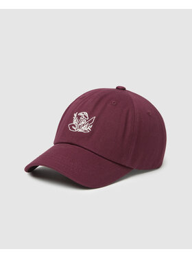 Tentree Tentree Understory Peak Hat (Womens) | Deep Burgundy/Warm Oak