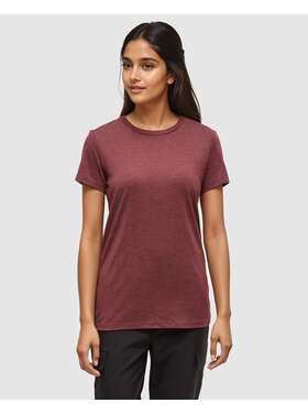 Tentree Tentree Winslow Tee (Womens) | Deep Burgundy Htr