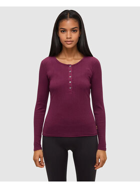 Tentree Tentree Knowles Henley (Womens) | Deep Burgundy