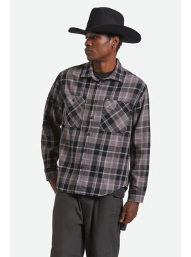 Brixton Brixton Vintage Wash Flannel (Mens) | Black/Charcoal Beige/Slate