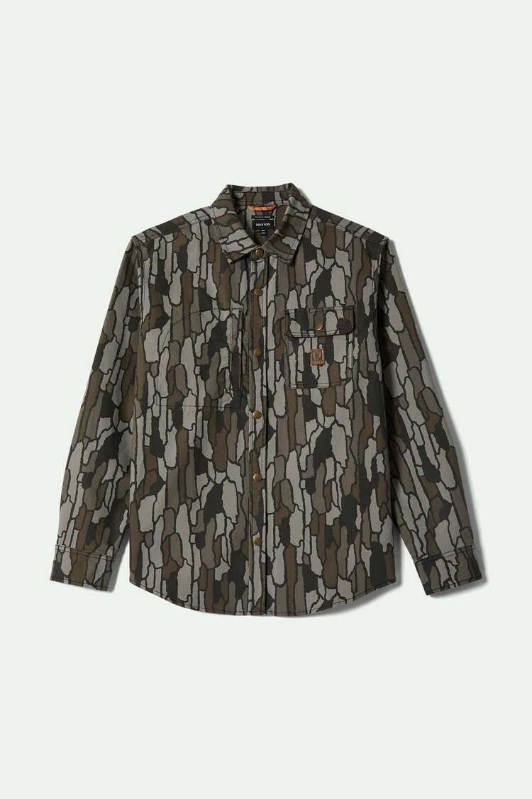 Brixton Brixton Builders Stretch Overshirt (Mens) | Bark Camo
