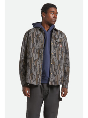 Brixton Brixton Builders Stretch Overshirt (Mens) | Bark Camo