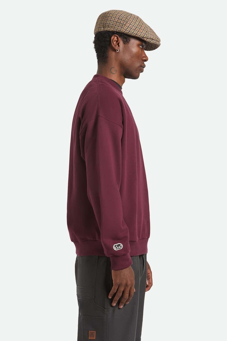 Brixton Brixton Embroidered Heavy Weight Crew (Mens) | Port