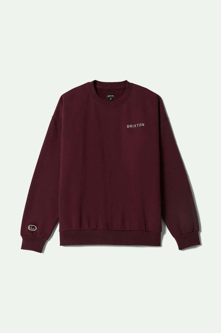 Brixton Brixton Embroidered Heavy Weight Crew (Mens) | Port