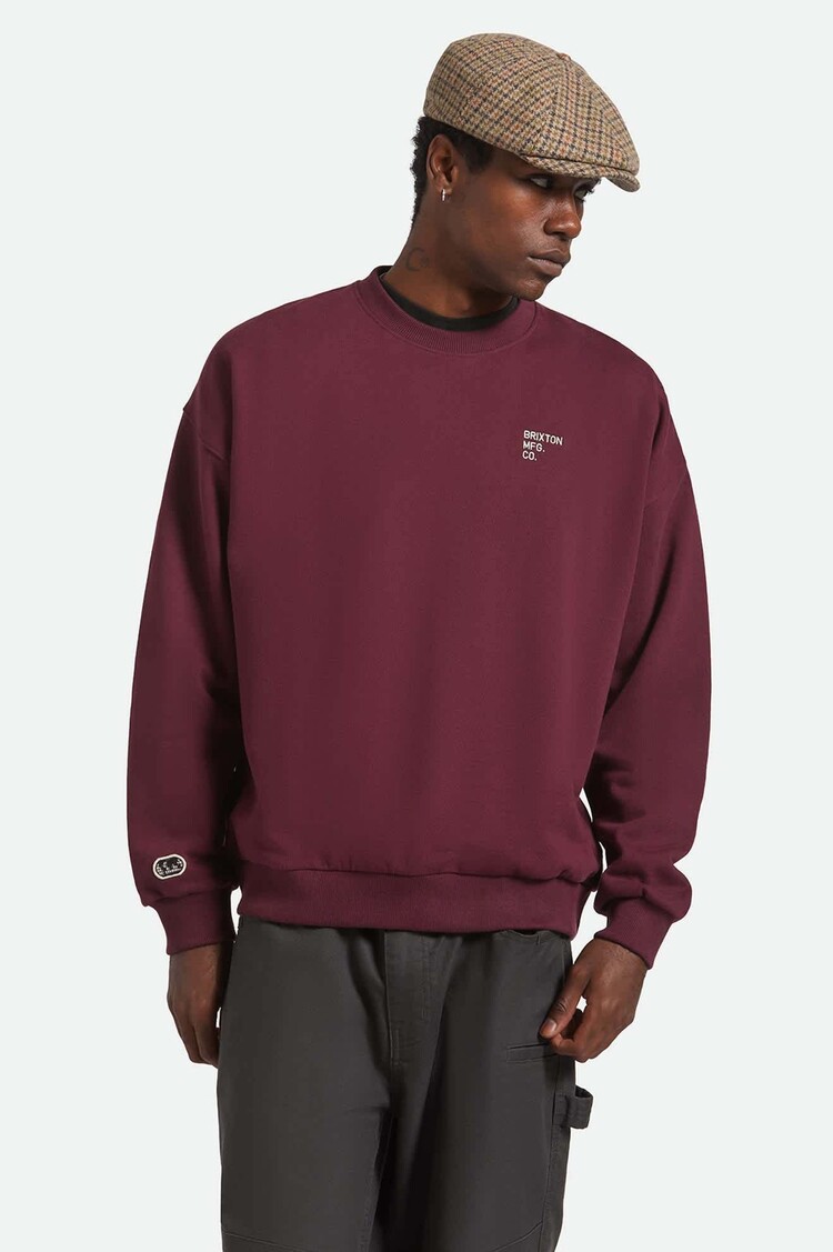 Brixton Brixton Embroidered Heavy Weight Crew (Mens) | Port