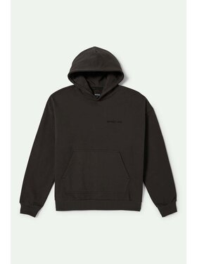 Brixton Brixton Embroidered Heavy Weight Hood (Mens) | Black