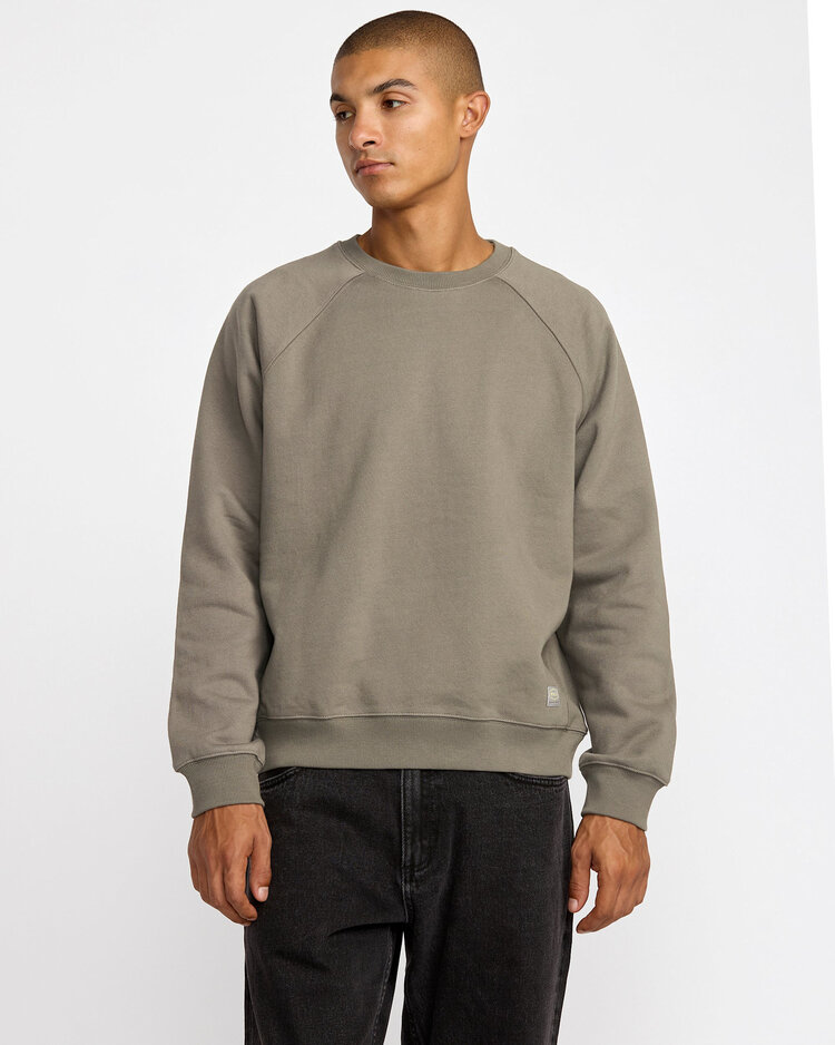 RVCA Rvca Dayshift Crew 2 (Mens) | Mushroom
